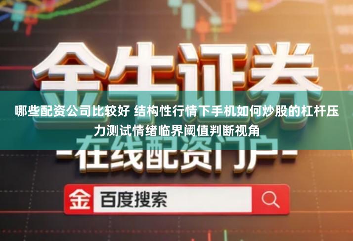 哪些配资公司比较好 结构性行情下手机如何炒股的杠杆压力测试情绪临界阈值判断视角