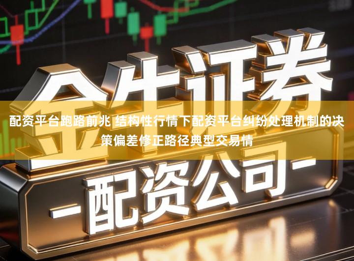 配资平台跑路前兆 结构性行情下配资平台纠纷处理机制的决策偏差修正路径典型交易情